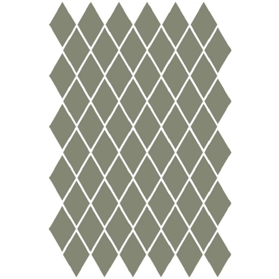 Etruria Керамогранит Xxs Rombo 4X7 Su Rete Monocolore Oliva