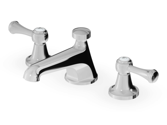 На изображении товар Cмеситель для раковин Zucchetti Agora Classic, на 3 отверстия, аэратор, донный клапан pop-up 1¼”, гибкие шланги, цвет хром от официального представителя в Москве