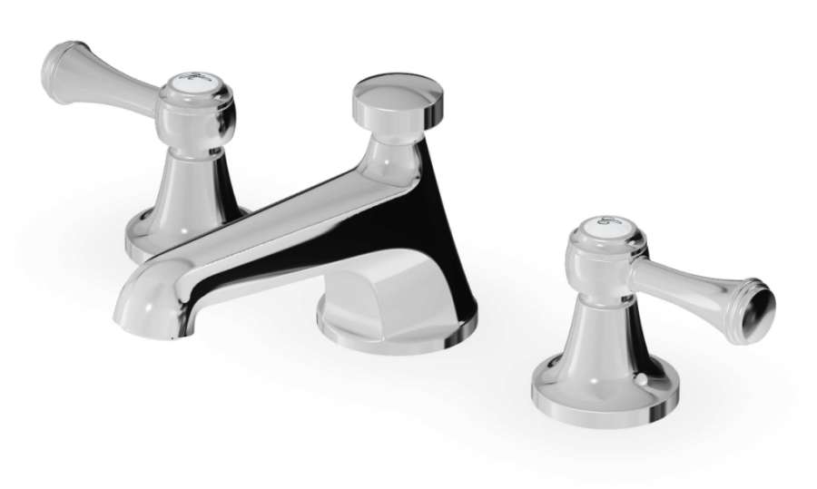 Cмеситель для раковин Zucchetti Agora Classic, на 3 отверстия, аэратор, донный клапан pop-up 1¼”, гибкие шланги, цвет хром