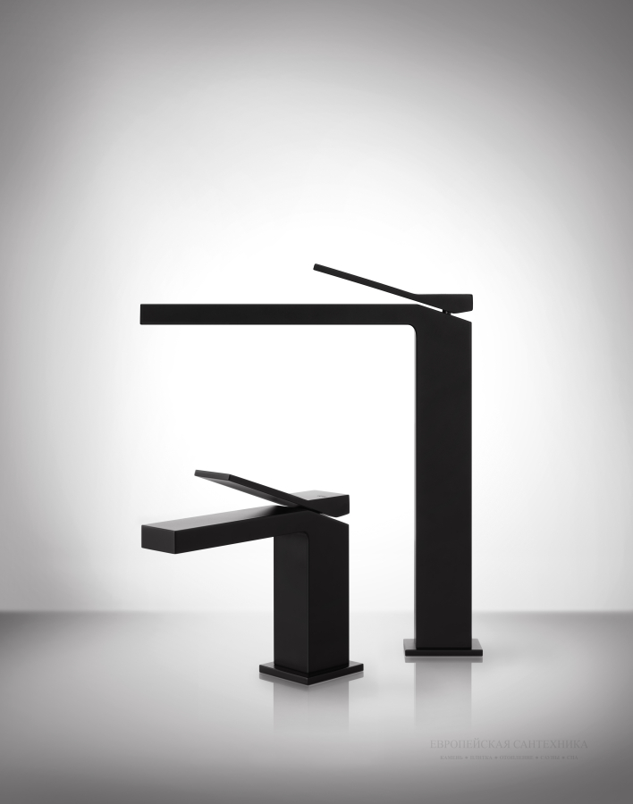 Смеситель для раковины Gessi Rettangolo K, без донного клапана, цвет Matte Black - изображение 2