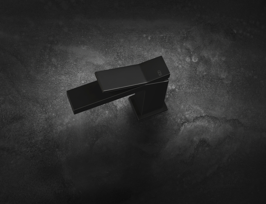 Смеситель для раковины Gessi Rettangolo K, без донного клапана, цвет Matte Black - изображение 1