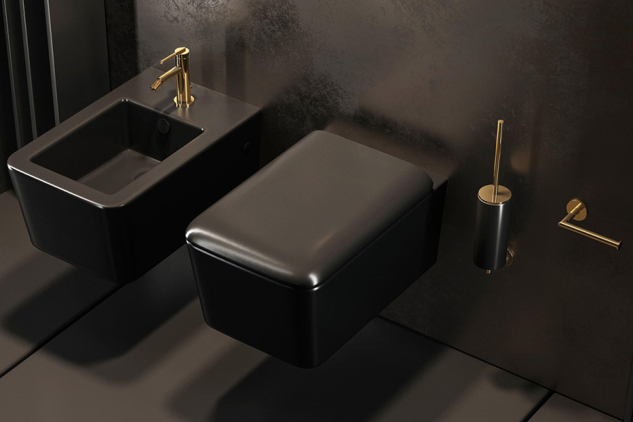 Бумагодержатель Gessi Ingranaggio, настенный, цвет Matte Вlack - изображение 1