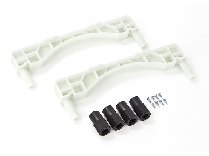 На изображении товар Ножки для ванны Villeroy&Boch регулируемые от 130 до 180 мм, белые/чёрные от официального представителя в Москве