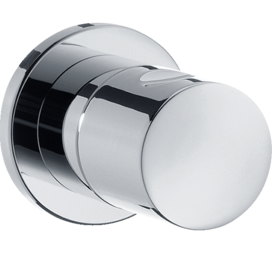 Вентиль запорный Hansgrohe S, внешняя часть, цвет хром