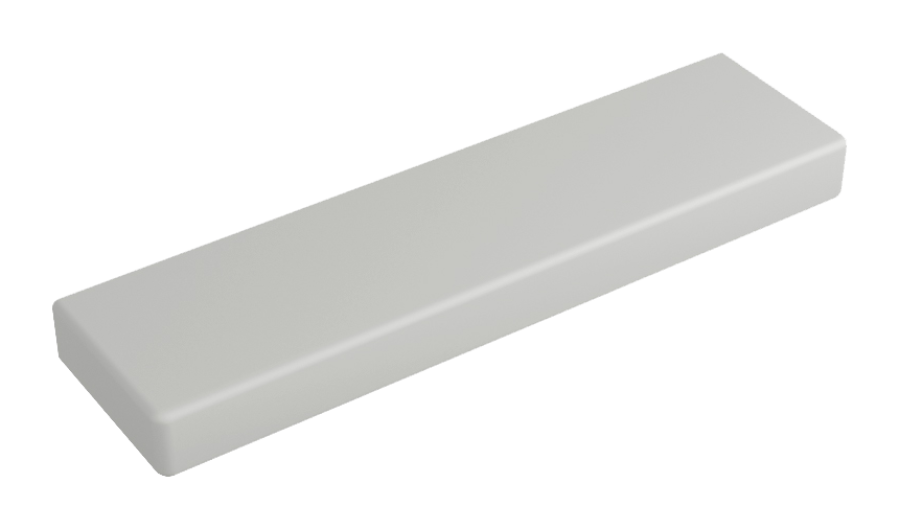 Полочка Flaminia Brick Slim, настенная, L540 мм, цвет Latte