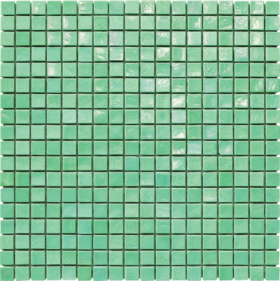 Sicis Стеклянная мозаика Murano Smalto Emerald 2 chips size 10x10 mm sheet-size 295x295 mm