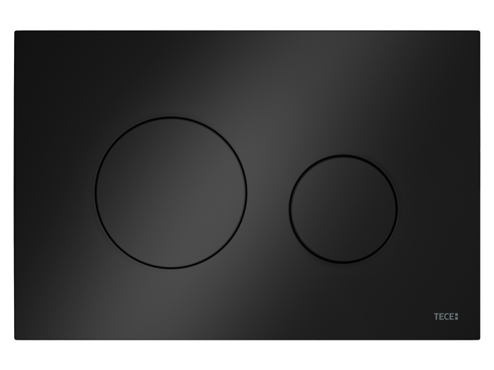 На изображении товар Панель смыва TECEloop для унитаза, цвет чёрный глянцевый от официального представителя в Москве