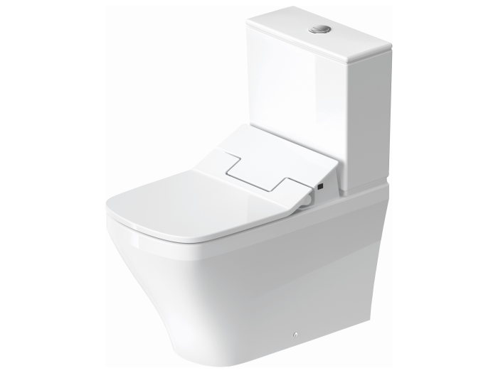 На изображении товар Унитаз Duravit DuraStyle напольный только в сочетании с SensoWash, 370х700 мм, цвет белый от официального представителя в Москве