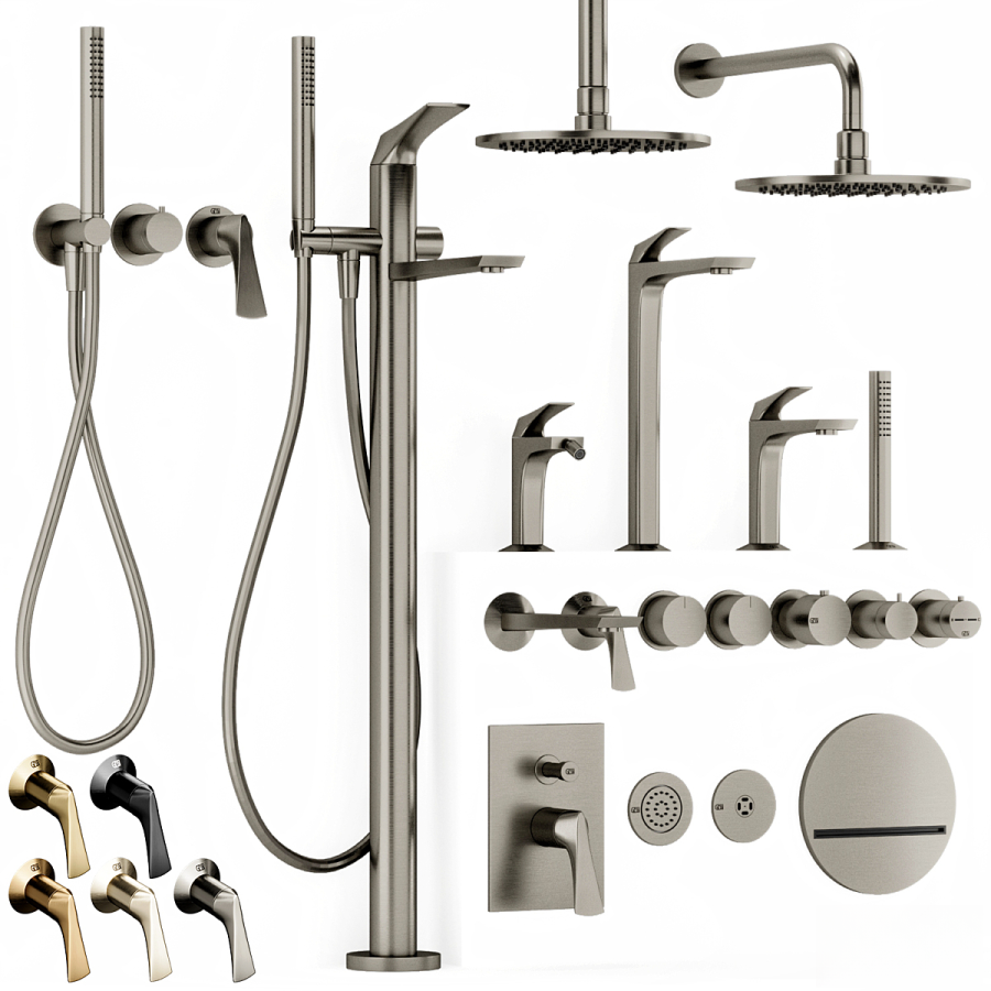 Cмеситель для раковины Gessi Ventaglio, h171 мм, с донным клапаном, цвет Chrome - изображение 2