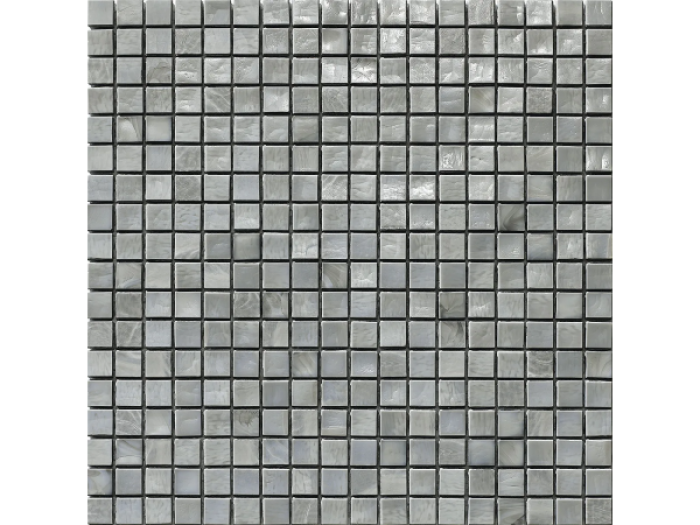 На изображении товар Sicis Стеклянная мозаика Murano Smalto Titanium 2 chips size 15x15 mm sheet-size 295x295 mm от официального представителя в Москве