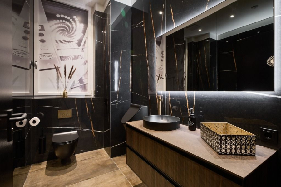 Бумагодержатель Gessi Anello, настенный, без крышки, цвет Matte Black - изображение 1