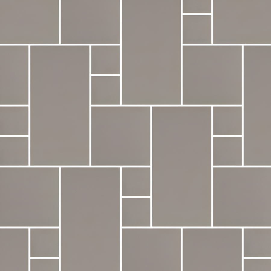 Micro. Керамогранит Microtiles Offset Grey 35,1x30,1