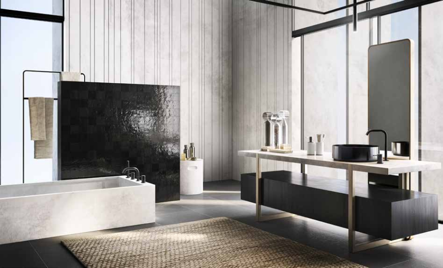 Смеситель Gessi316, для удалённого управления, цвет Matte Black - изображение 1