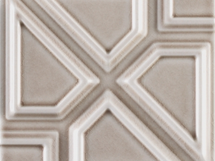 На изображении товар CERAMICHE GRAZIA Керамическая плитка FORMELLE MILANO 13X13 GREIGE CRAQUELE' от официального представителя в Москве