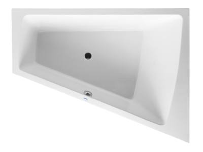 На изображении товар Ванна Duravit Paiova, встраиваемая, 1800x1400 мм, наклон для спины справа, цвет белый от официального представителя в Москве