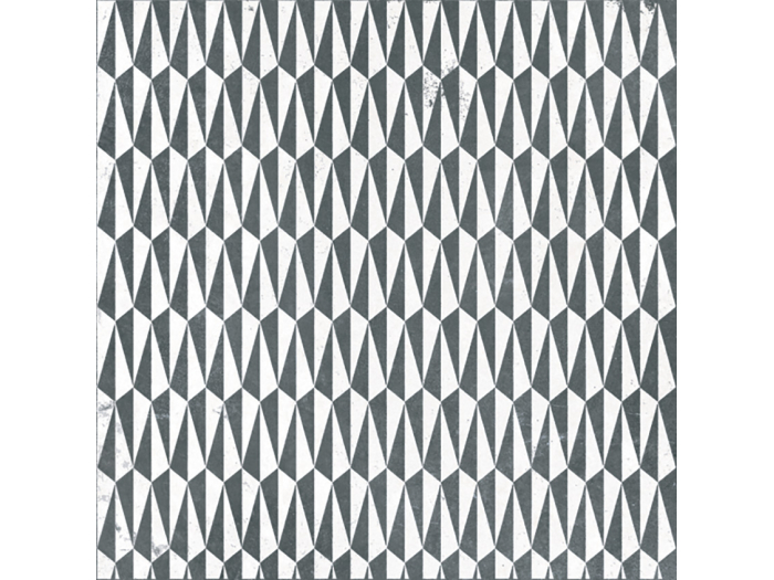 На изображении товар Mutina Керамогранит Azulej Trama Nero 20x20 от официального представителя в Москве