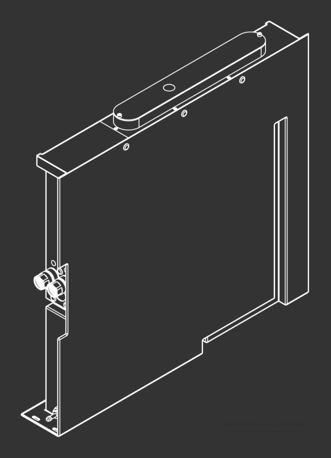 Скрытая часть CeaDesign  для встраиваемого смесителя на борт ванны