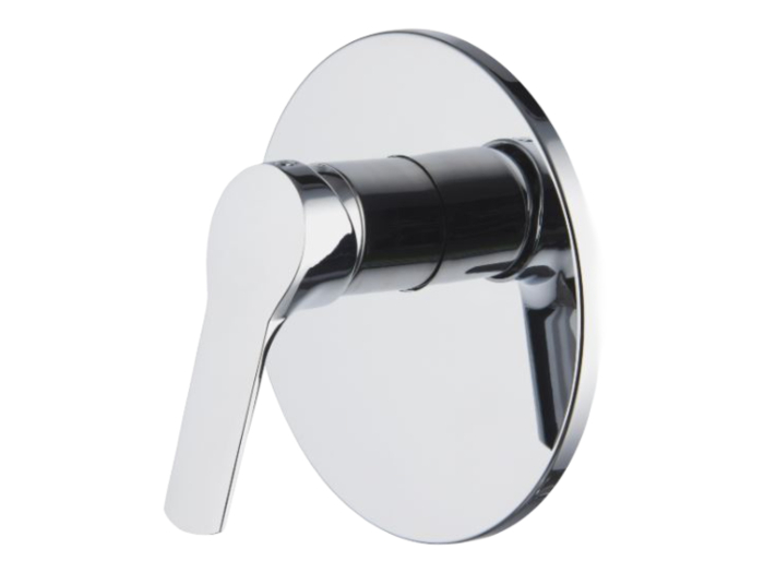 На изображении товар Смеситель для душа Carlo Frattini Serie 4, без излива, Ø157 мм, внешняя часть, цвет хром от официального представителя в Москве