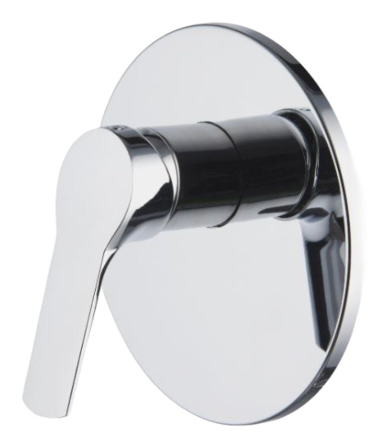 Смеситель для душа Carlo Frattini Serie 4, без излива, Ø157 мм, внешняя часть, цвет хром