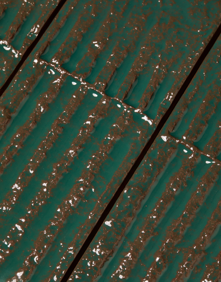 Mutina Керамическая плитка Chamotte Quadra Verde 7,5x21,3 - изображение 4