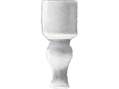 CERAMICHE GRAZIA  Угловой элемент FORMAE ANGOLO TORO 6,5X2 COTTON