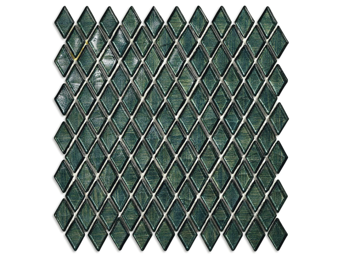 На изображении товар Sicis Стеклянная мозаика Diamond ITEM T45 Dresden chips size 23х40 mm sheet size 251x253 mm от официального представителя в Москве