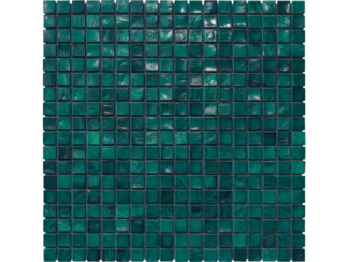 На изображении товар Sicis Стеклянная мозаика Murano Smalto Aquamarine 4 chips size 10x10 mm sheet-size 295x295 mm от официального представителя в Москве