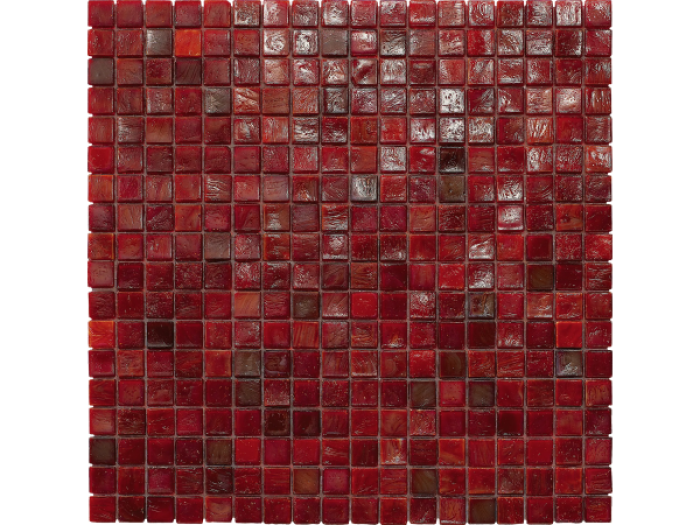 На изображении товар Sicis Стеклянная мозаика Murano Smalto Coral 4 chips size 10x10 mm sheet-size 295x295 mm от официального представителя в Москве