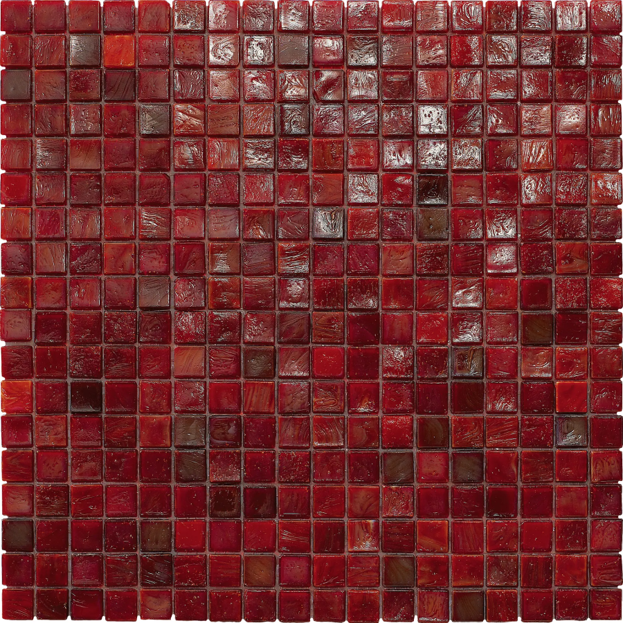 Sicis Стеклянная мозаика Murano Smalto Coral 4 chips size 10x10 mm sheet-size 295x295 mm