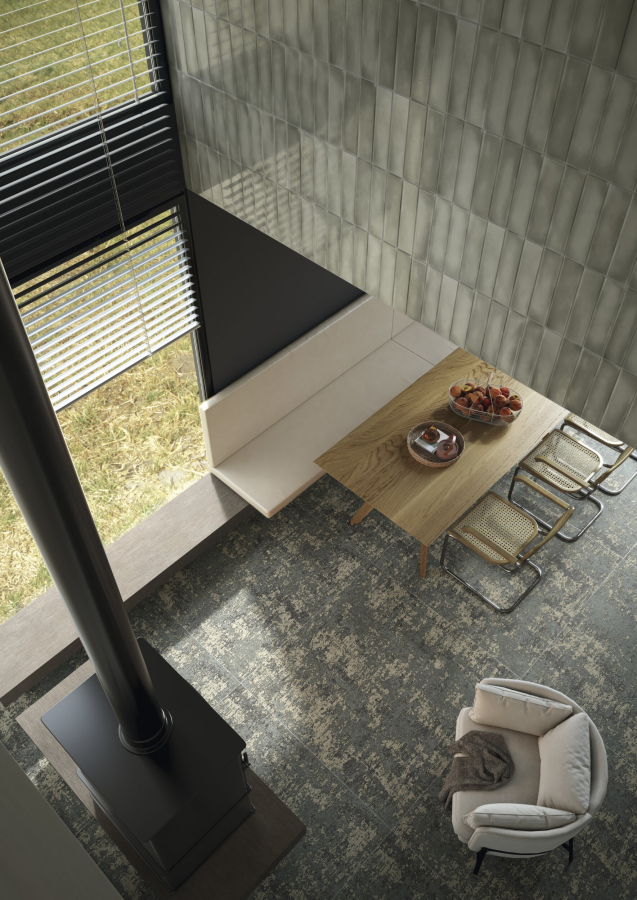 Iris Ceramica Керамогранит Theke Trame camouflage decor naturale 120x120 - изображение 1