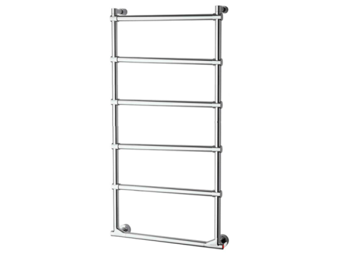 На изображении товар Полотенцесушитель Margaroli Sole, электрический, (кнопка справа), 991,5х105x530 мм, цвет Black matt от официального представителя в Москве