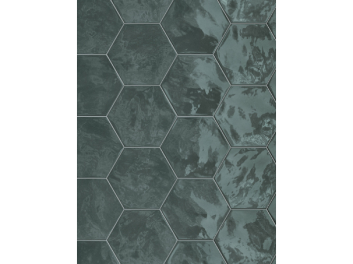 На изображении товар Terratinta Ceramics Керамогранит Hexa Wall Glossy Green Echo 17.3x15 / 10.0 от официального представителя в Москве