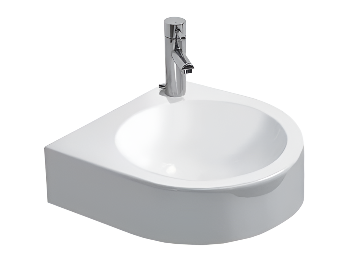 На изображении товар Раковина для рук Duravit Architec подвесная, 360х380 мм, с 1 отверстием под смеситель справа, цвет белый от официального представителя в Москве