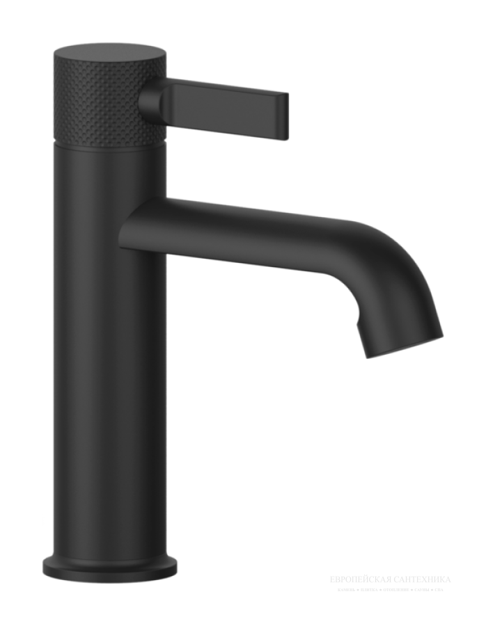 Смеситель для раковины Gessi Inciso, без донного клапана, цвет Matte Black