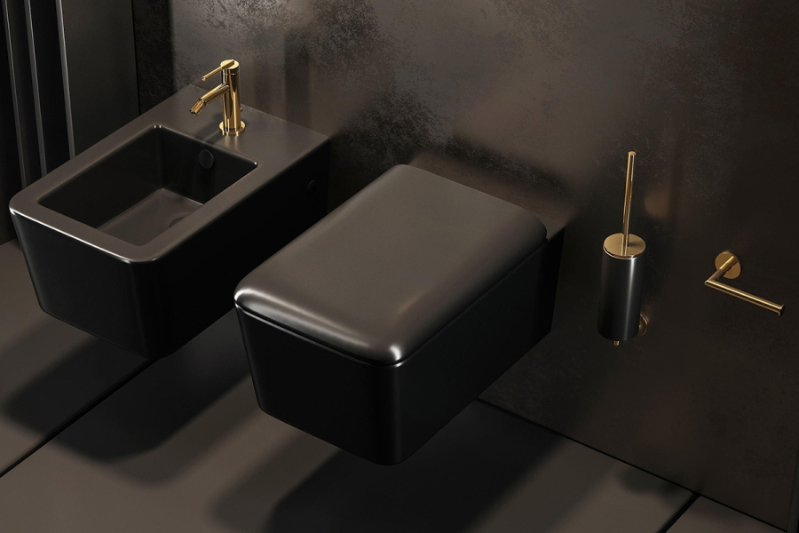 Смеситель для биде Gessi Ingranaggio, донный клапан, цвет Brass PVD - изображение 1