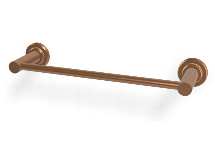 На изображении товар Полотенцедержатель Carlo Frattini Park Lane, 300 мм, цвет брашированная бронза от официального представителя в Москве