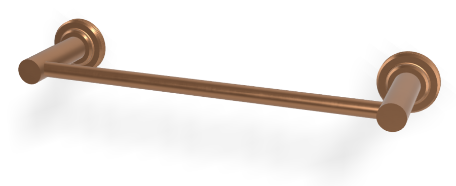 Полотенцедержатель Carlo Frattini Park Lane, 300 мм, цвет брашированная бронза