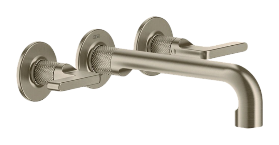 Смеситель для раковины Gessi Inciso, встраиваемый, 326x228 мм, внешняя часть, цвет Finox Brushed Nickel