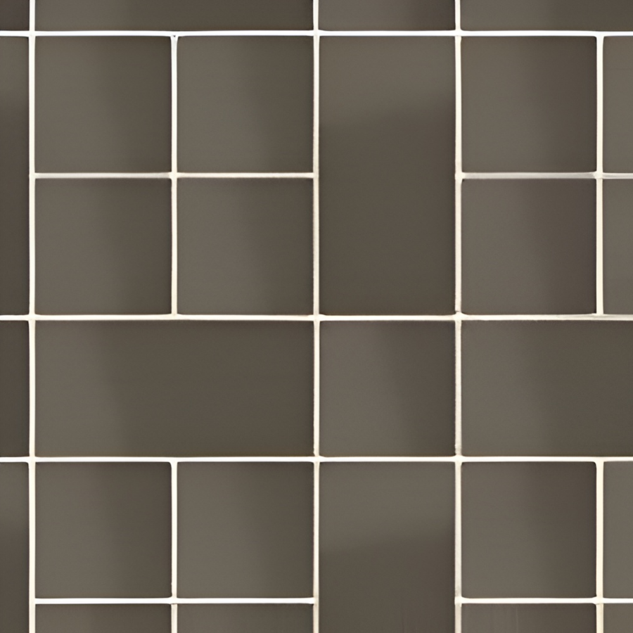 Micro. Керамогранит Microtiles Plaid Glaze Coffee 30,1x30,1