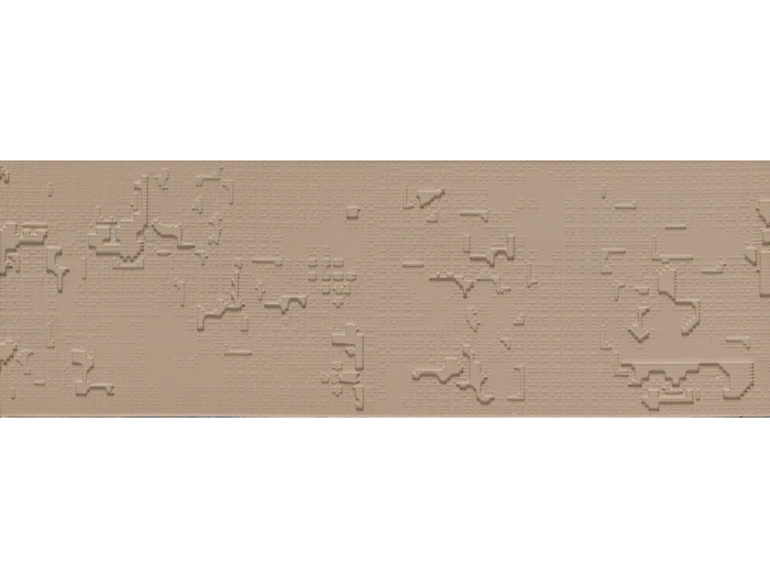 На изображении товар Mutina Керамогранит Bas Relief Cloud Relief Cipria 18x54 от официального представителя в Москве