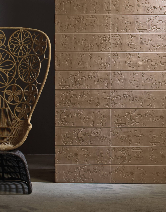 Mutina Керамогранит Bas Relief Cloud Relief Cipria 18x54 - изображение 3