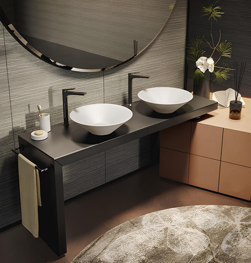 Мыльница Gessi, настольная, цвет White/Copper Brushed PVD - изображение 2