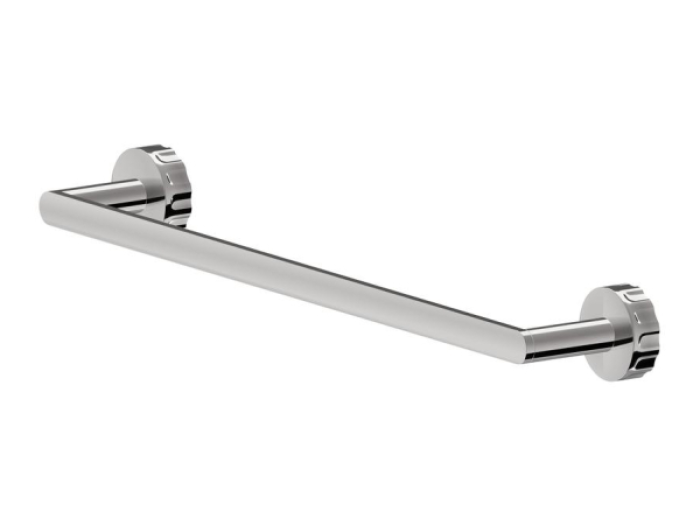 На изображении товар Полотенцедержатель Newform Ionika 450 мм, настенный, цвет PVD Br. Gun Metal от официального представителя в Москве