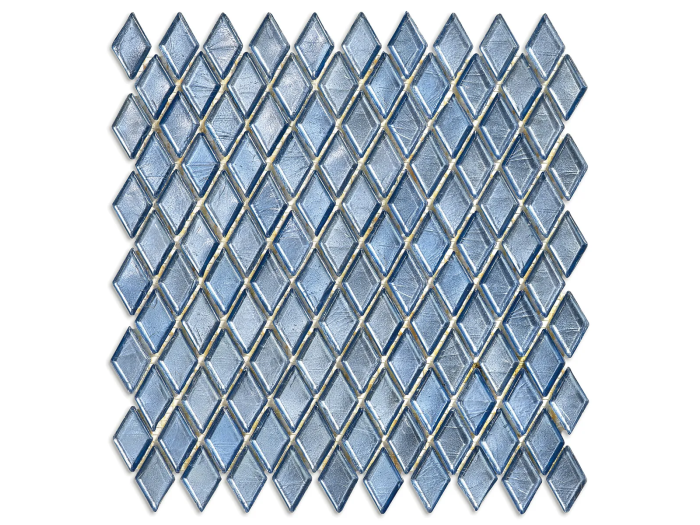 На изображении товар Sicis Стеклянная мозаика Diamond ITEM 02 Nunavut chips size 23х40 mm sheet size 259x266 mm от официального представителя в Москве