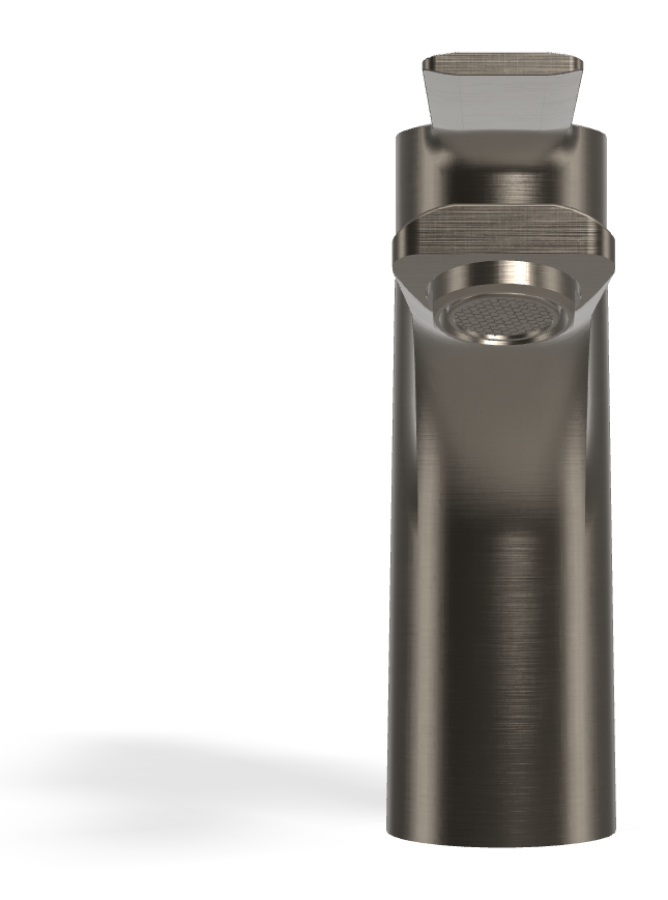 Смеситель для раковины Carlo Frattini Mast, однорычажный, с 2 гибкими шлангами, без донного клапана, Н-146 мм, цвет брашированный чёрный хром - изображение 1