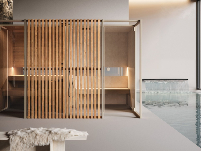 На изображении товар Сауна + Хаммам + Душ Effe Logica Plus Spa от официального представителя в Москве