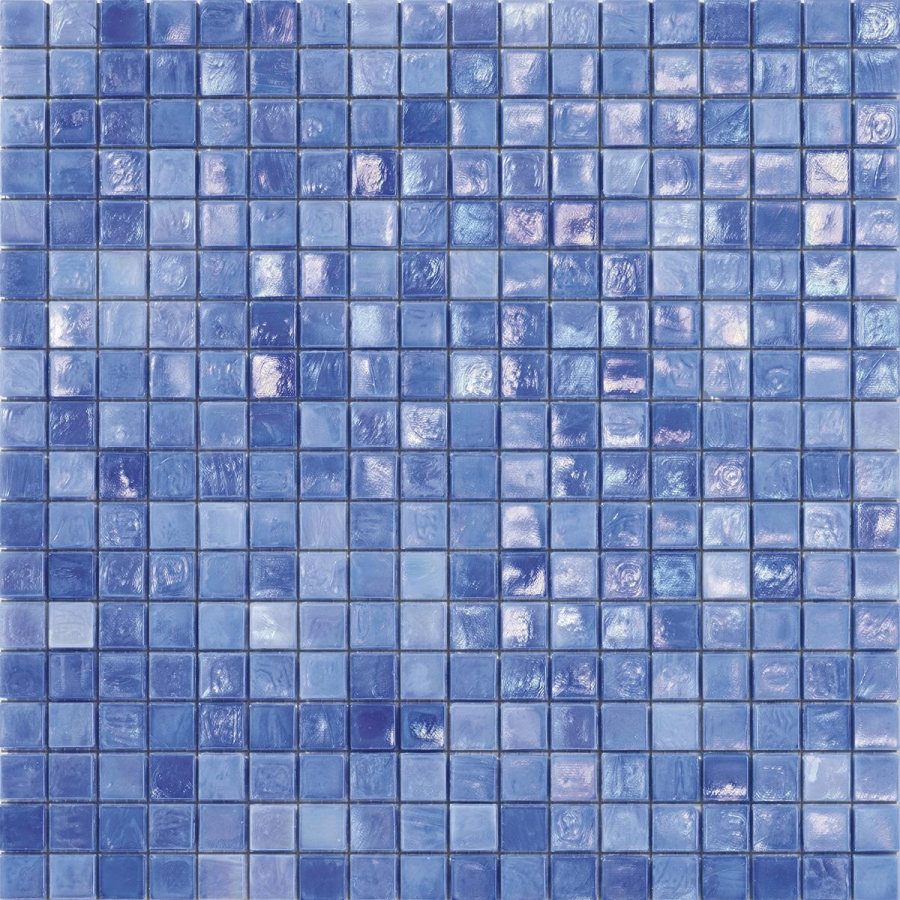 Sicis Стеклянная мозаика Iridium Periwinkle chips size 10х10 mm sheet size 295x295 mm