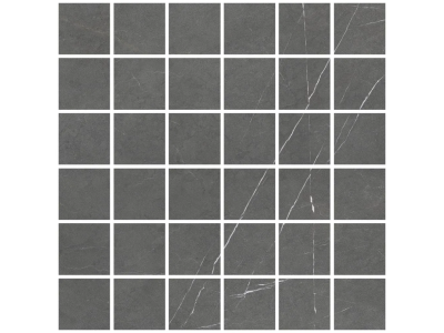 Living Ceramics Керамогранит Allure Anthracite Mosaic 55 Soft textured 29,8x29,8