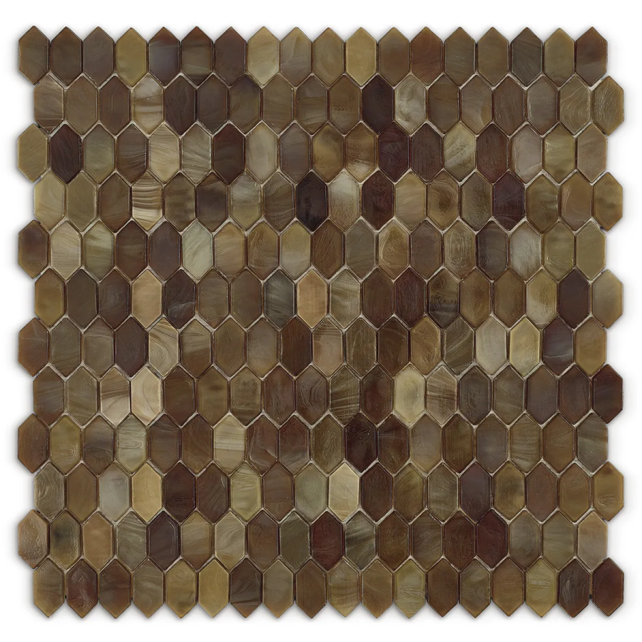 Sicis Стеклянная мозаика Crystal Septaria chips size 31x15 mm sheet size 304x300 mm