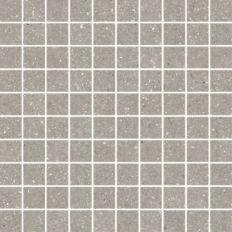 Terratinta Ceramics Мозаика, керамогранит Grained Matt Zinc Mosaic 30x30 (3x3) / 10.0